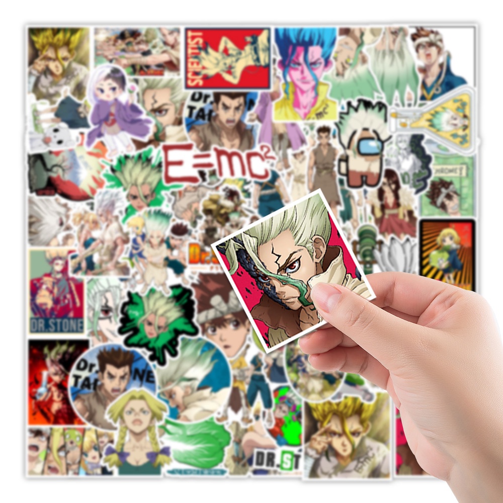 50 sticker cute chống nước dán mũ nón bảo hiểm MẪU NHẬT BẢN, vali 50 hình dán graffiti máy tính xách tay