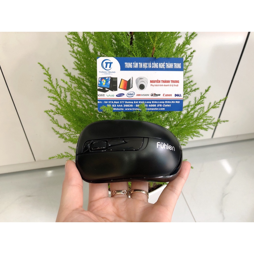 Chuột không dây Fuhlen A09B A09, M70, A06G A06 Optical Wireless Đen - Chính hãng Ninza Bảo hành 24 tháng