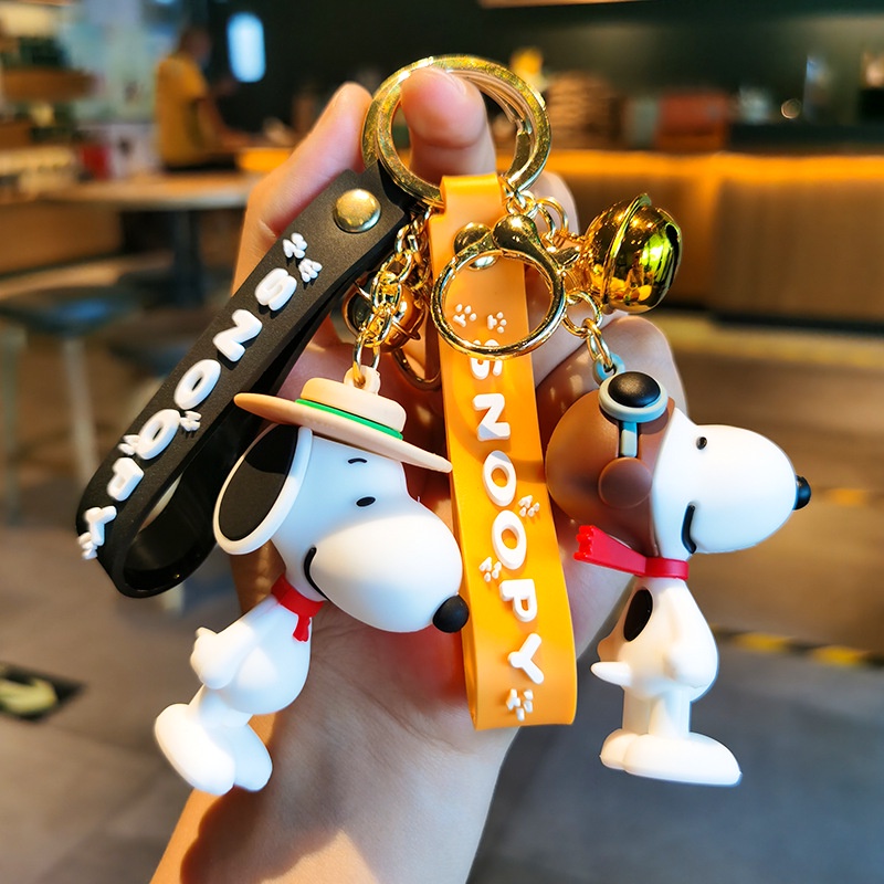 Móc khóa xe máy ô tô balo cute hình cún snoopy dễ thương LERA quà tặng phụ kiện túi xách chìa khóa tuyệt đẹp