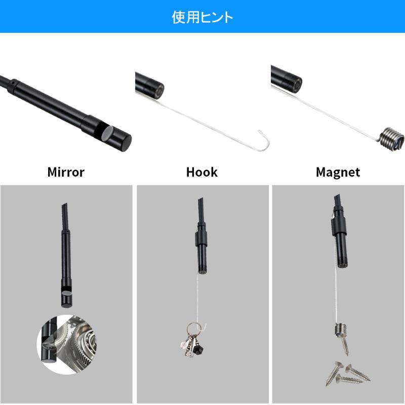 Camera Nội Soi Đầu USB Dài 2M Cho Điện Thoại Android