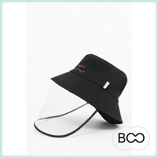 Mũ Bucket Đính Plastic Boo