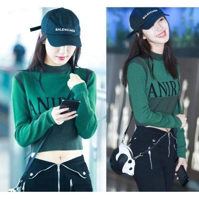 Áo len croptop