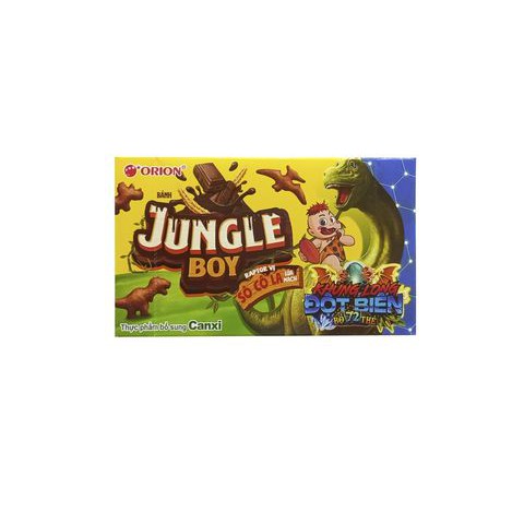 Bánh Cá Jungle Boy Orion Raptor Vị Socola Lúa Mạch (Hộp 40g)