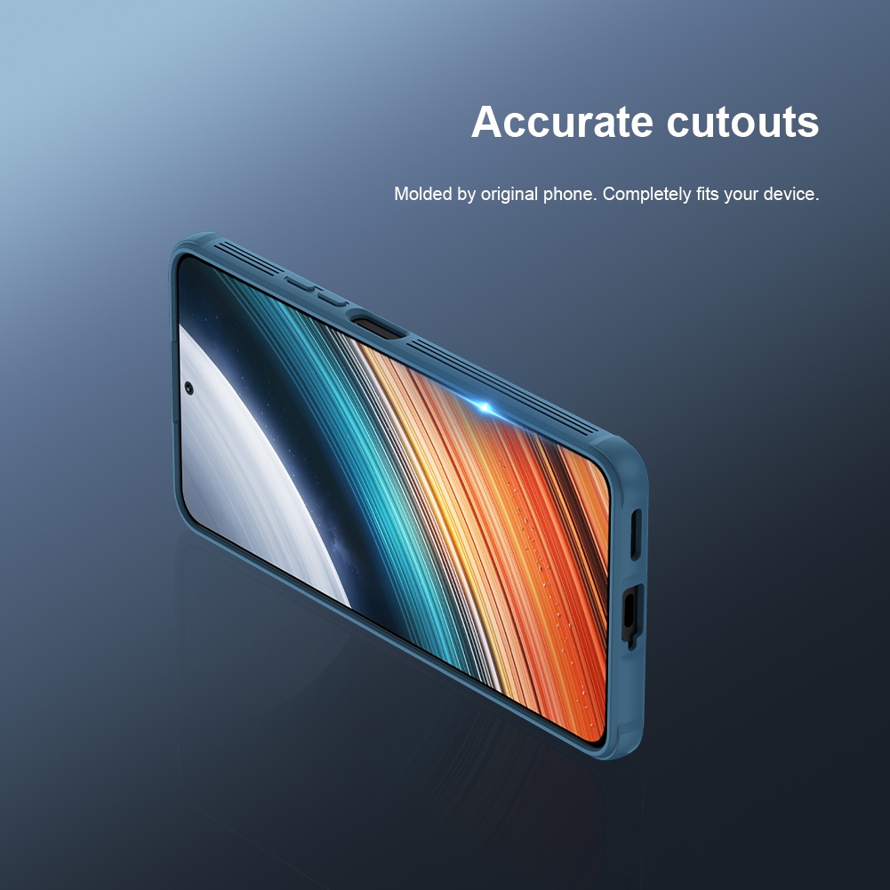 Ốp điện thoại NILLKIN bằng TPU + PC kiểu trượt bảo vệ camera cho Xiaomi Poco F4