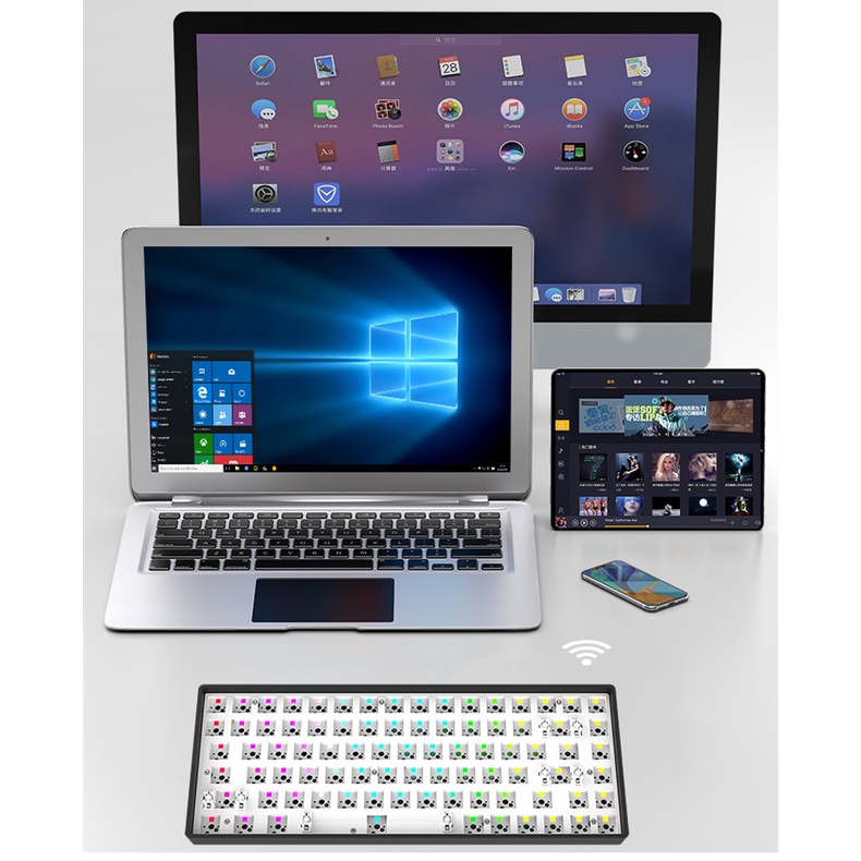 Bàn PhíM Cơ MK84 Bluetooth 2.4g / 84 NúT BấM