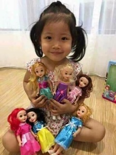Sét Búp Bê 6 Con Loại To