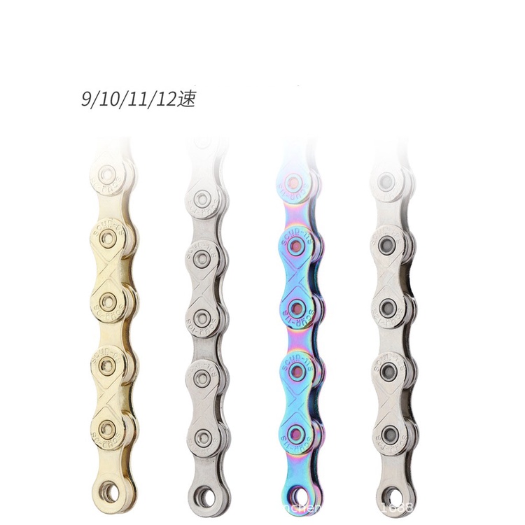 Dây Xích Xe Đạp Mạ Điện Siêu Nhẹ 9s 10s 11s 12 Tốc Độ Cho kmc shimano sram