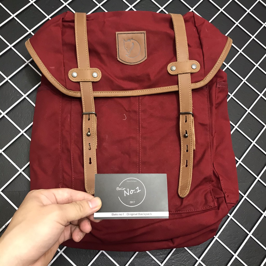 Balo Fjallraven Rucksack No. 21 Medium Black