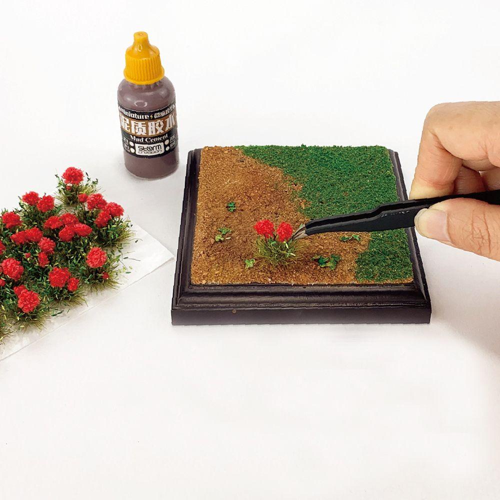 LET Chùm Hoa Cỏ Nhân Tạo Dùng Trang Trí Phong Cảnh DIY