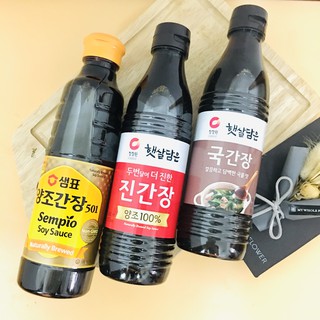 Nước tương Hàn Quốc chai 500ml