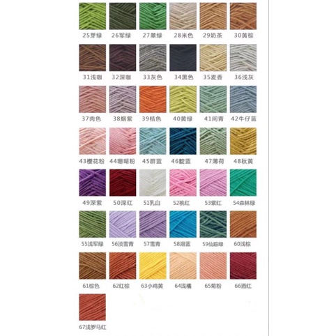 Len Baby Yarn loại 1 mền mịn cuộn 40gr