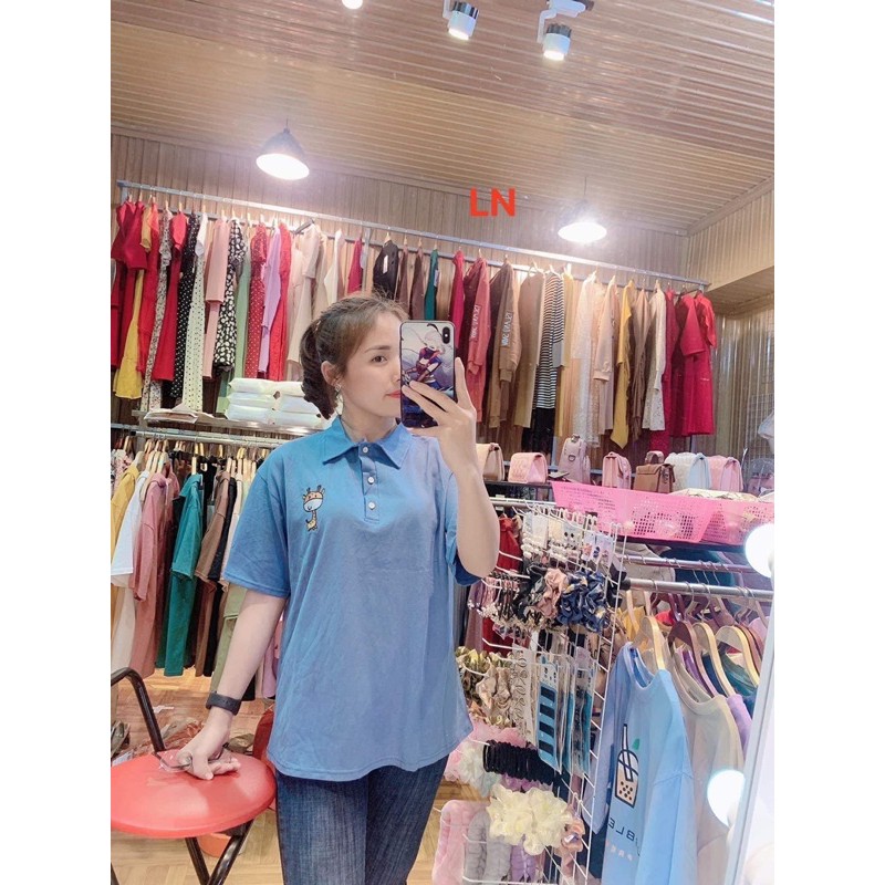 Áo polo hươu cao cổ đa màu LN11