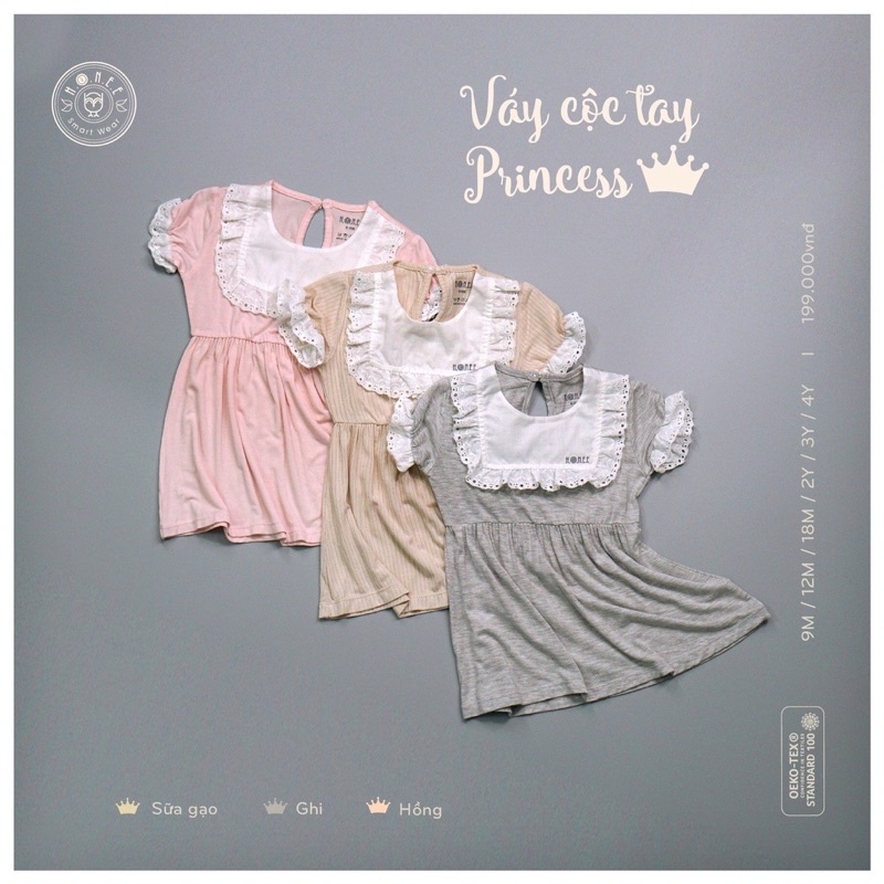 Váy công chúa Princess Hrnee siêu xinh cho bé gái