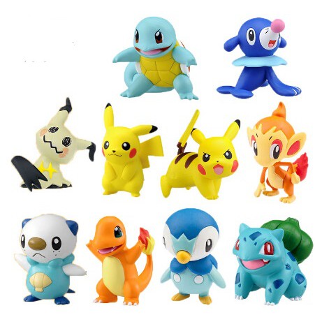 Bộ 24 Tượng Pokemon Mini Phong Cách Nhật Bản