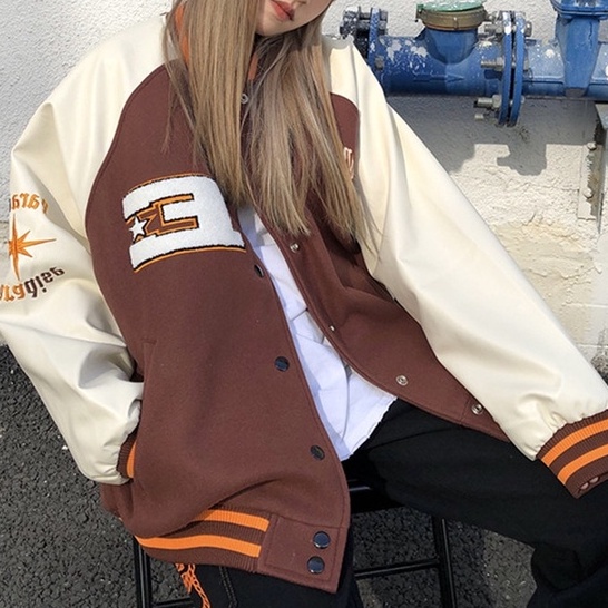 [Có Sẵn] Áo Bomber Jacket Trần Bông Ấm Áp Unisex - Thời Trang Becky