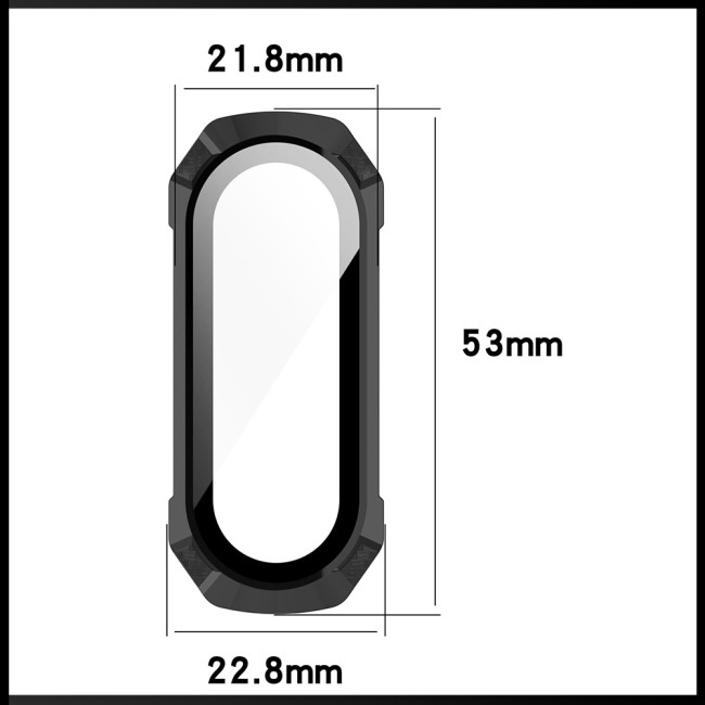 Ốp Lưng Kính Cường Lực Cho Xiaomi Mi Band 4 / 5 / 6 / nfc