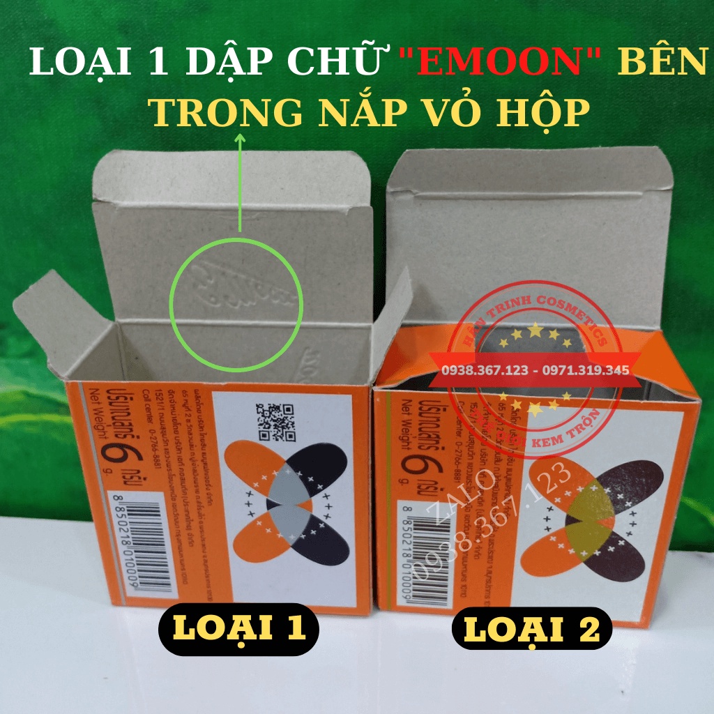 Kem Emoon Thái Hàng Chính Hãng Giúp Dưỡng Trắng Mịn Da Hộp 6g - Mỹ Phẩm Hân Trinh