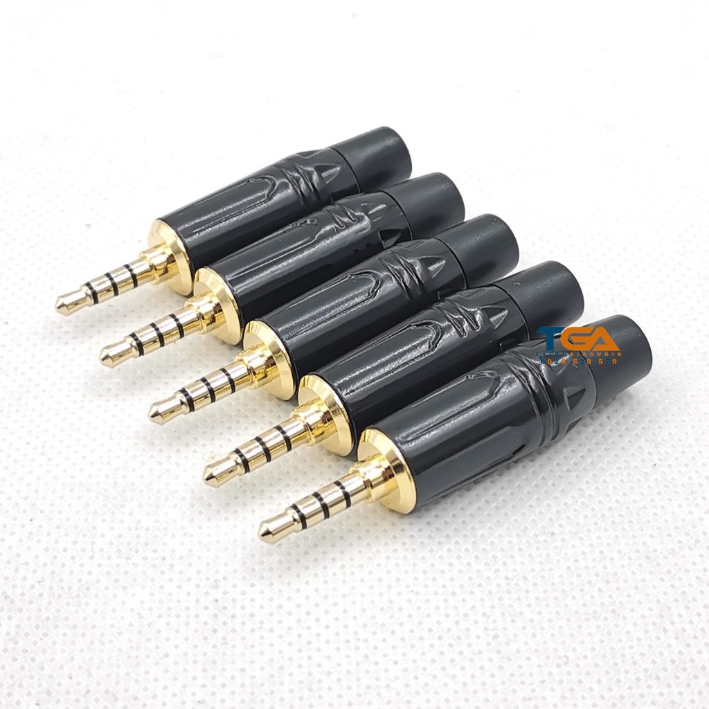 Jack rắc phone 3ly - phone 3.5mm - 4 khấc - sử dụng dây 6mm trở xuống