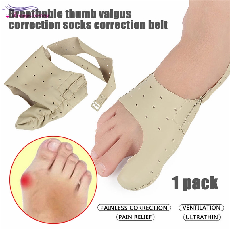(Hàng Mới Về) 1 Đôi Vớ Tách Ngón Chân Hỗ Trợ Chỉnh Hình Chăm Sóc Chân