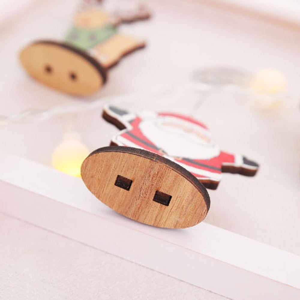 FOREVER Giá Đỡ Thẻ Ghi Chú Bằng Gỗ Hình Ông Già Noel &amp; Người Tuyết DIY