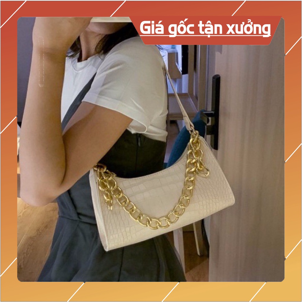 Túi  đeo chéo nữ Ngọc trinh hot trend 2020  túi da vẩy rắn 3 dây đeo tiện lợi
