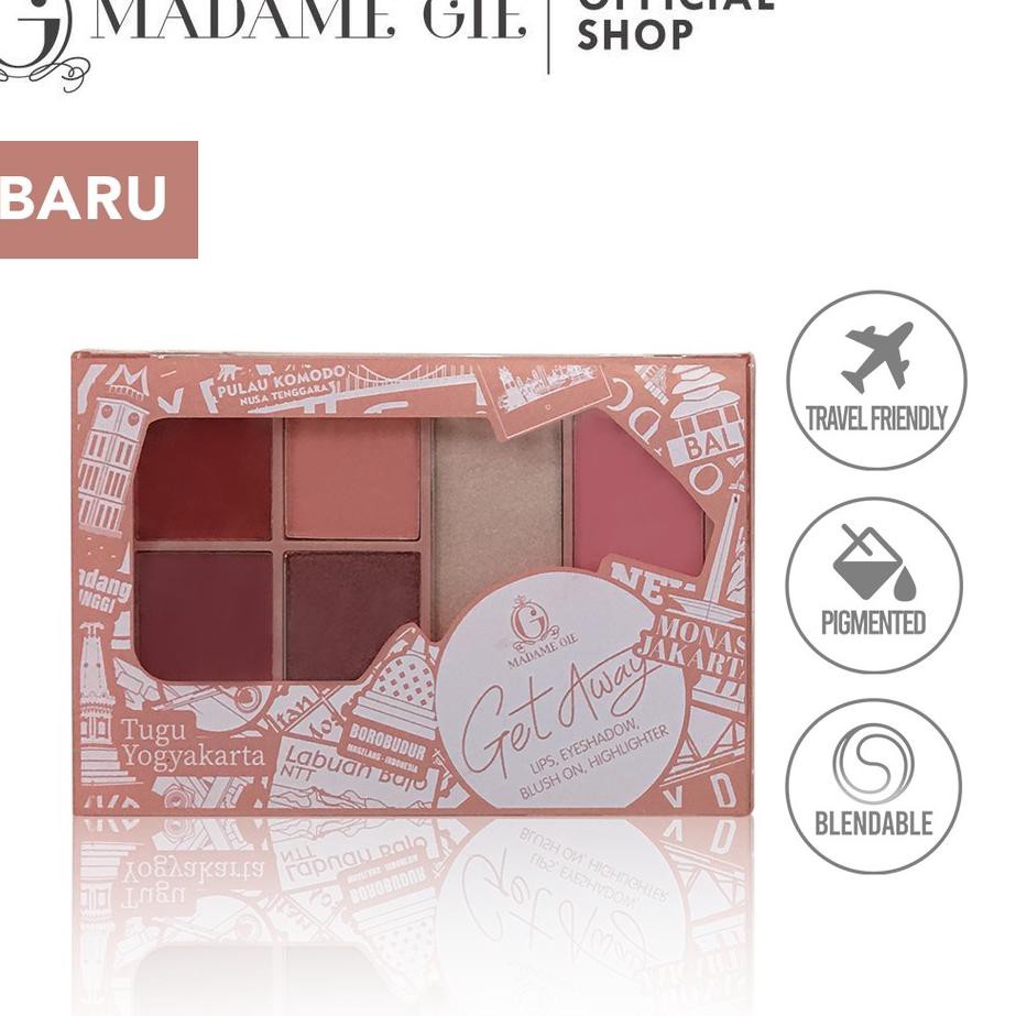 (Hàng Mới Về) Bộ Mỹ Phẩm Trang Điểm Mặt Madame Gie Get Away | BigBuy360 - bigbuy360.vn