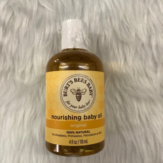 Dầu Massage Dưỡng Ẩm Cho Bé Burt's Bees Baby Nourishing Oil 118ml