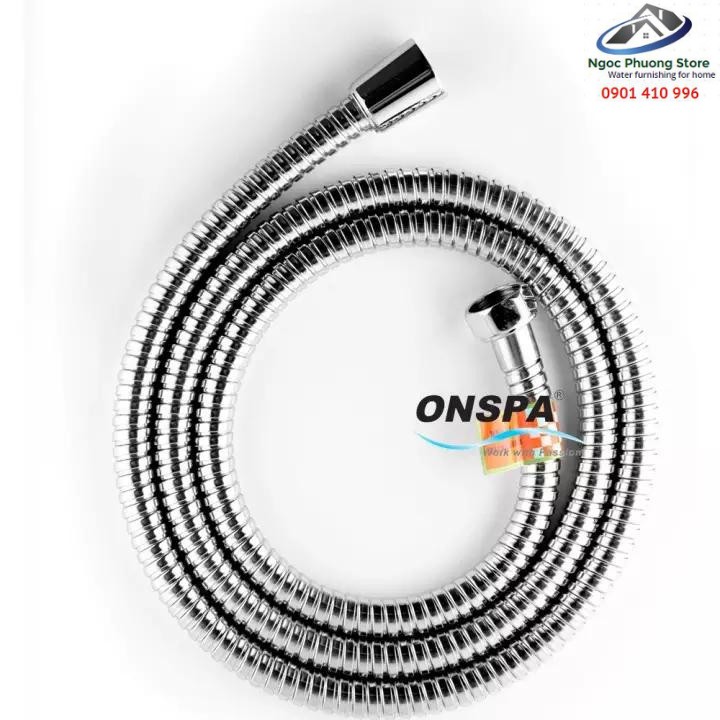 Dây sen tắm cao cấp INOX 304 xoay 360° dài 1m2, 1m5 chính hãng ONSPA