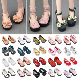 QTWOOF  Giày Boot Da PU Thời Trang Cho Búp Bê
