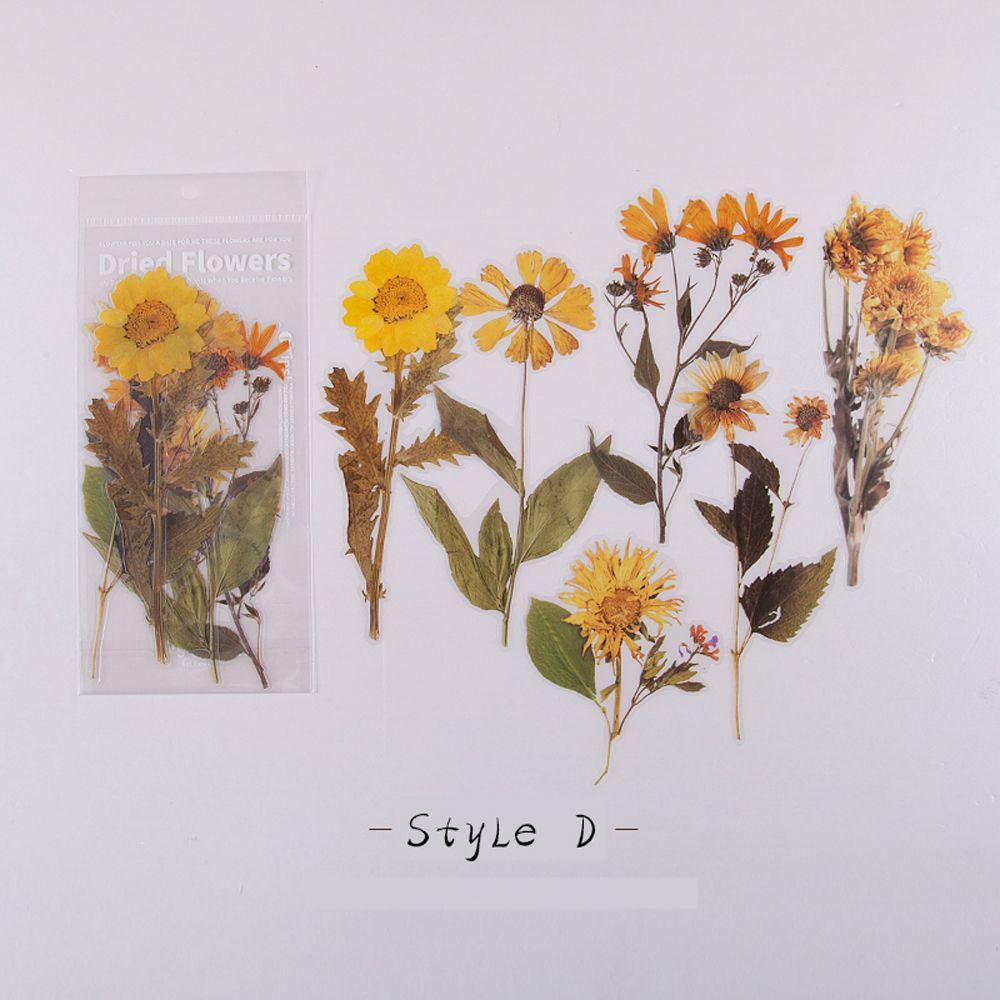 Nhãn Dán Trang Trí Album Ảnh / Sổ Tay Hình Lá Cây 8 Kiểu Độc Đáo