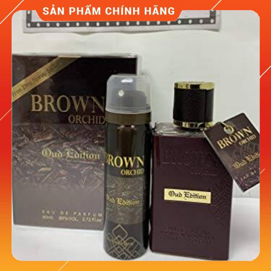 [FREE SHIP] Nước Hoa Nam DARK BROWN 80ml Hương Gỗ Thơm