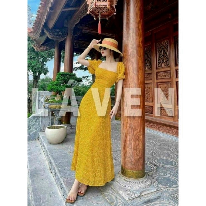 (SHOP BIGSIZE nữ 50kg đến 90kg ) đầm maxi hở lưng