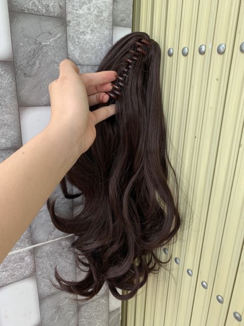 Tóc giả ngoặm xoăn ngắn ❤️❤️ FREESHIP ❤️❤️ ngoặm xoăn ngắn n52 35cm