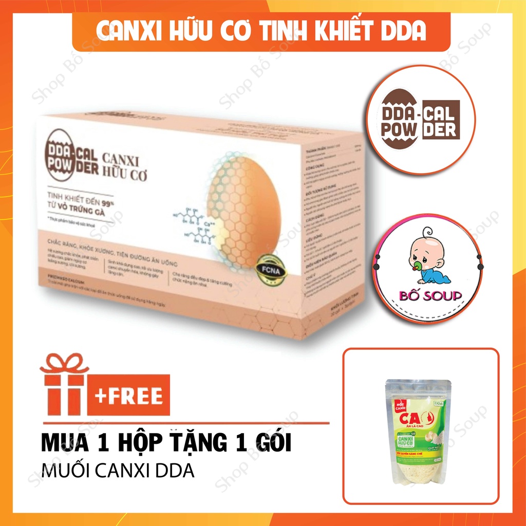 Canxi hữu cơ tinh khiết cho mẹ bầu và trẻ em