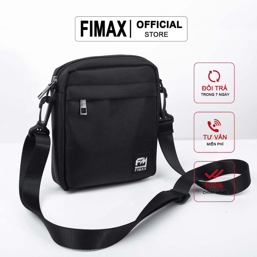 Túi đeo chéo nam nữ mini giá rẻ Fimax, túi nhỏ đeo chéo nam vải chống nước, túi đeo nhỏ...