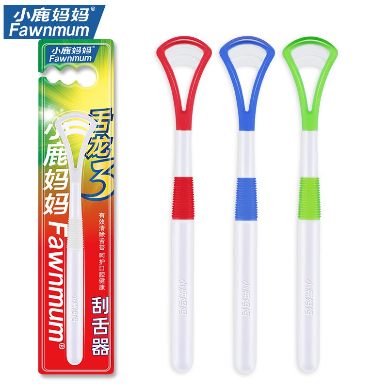 Dụng cụ cạo làm sạch lưỡi bằng silica gel tiện lợi
