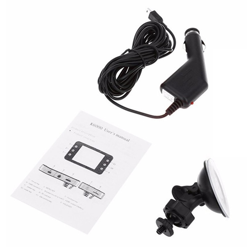 Bộ camera hành trình DVR K6000 màn hình 2.3" 1080P nhỏ gọn | BigBuy360 - bigbuy360.vn