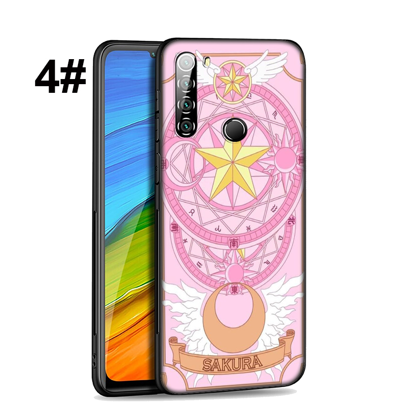 Mềm Ốp Lưng Họa Tiết Hoạt Hình Thủ Lĩnh Thẻ Bài Sakura Cho Xiaomi Redmi Note 8t 8 7 6 5 Pro Poco X2 Note5 Note6 Note7 Note8 Sh84