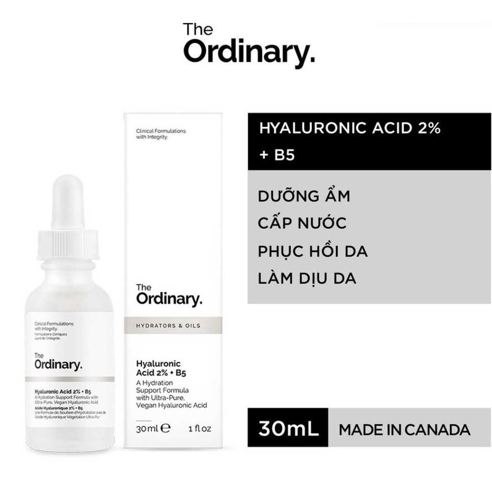 Tinh Chất Cấp Nước Và Phục Hồi Da - The Ordiryna Hyaluronic Acid 2% + B5