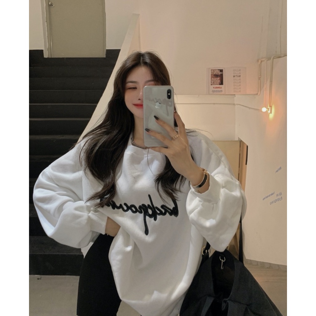 Áo Thun Nữ Dài Tay Cổ Tròn Thời Trang Hàn