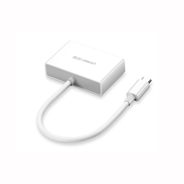 Cáp Chuyển USB Type C to HDMI/VGA Full HD 3D 4Kx2K Ugreen 30843 - HÀNG CHÍNH HÃNG