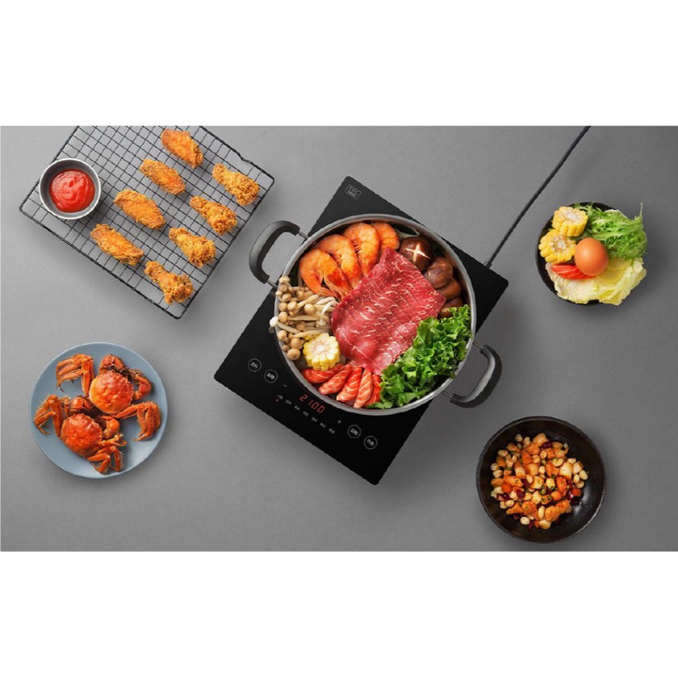 Bếp điện Từ Xiaomi Induction Cooker A1 không kén nồi công suất cao ăn lẩu nấu ăn cao cấp mặt kính đa năng đẹp giá rẻ bền