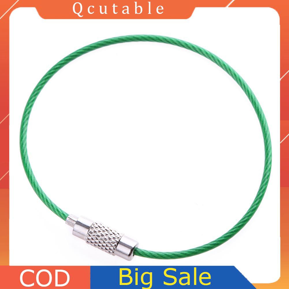 Set 7 vòng khoá bằng inox an toàn đa năng EDC