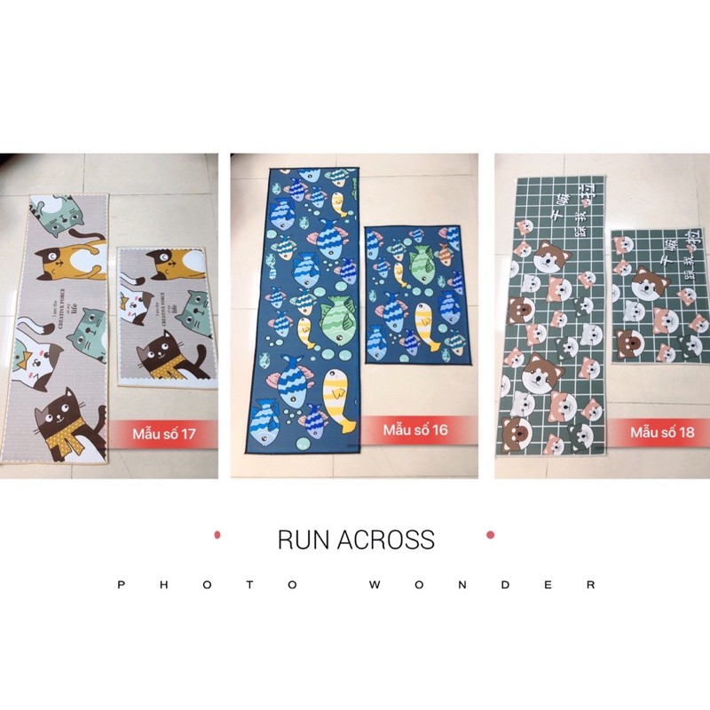 BỘ 2 THẢM BẾP 3D SIÊU XINH | BigBuy360 - bigbuy360.vn
