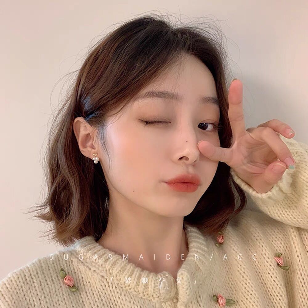 Bông tai nữ nho phong cách Hàn Quốc nữ tính KT62