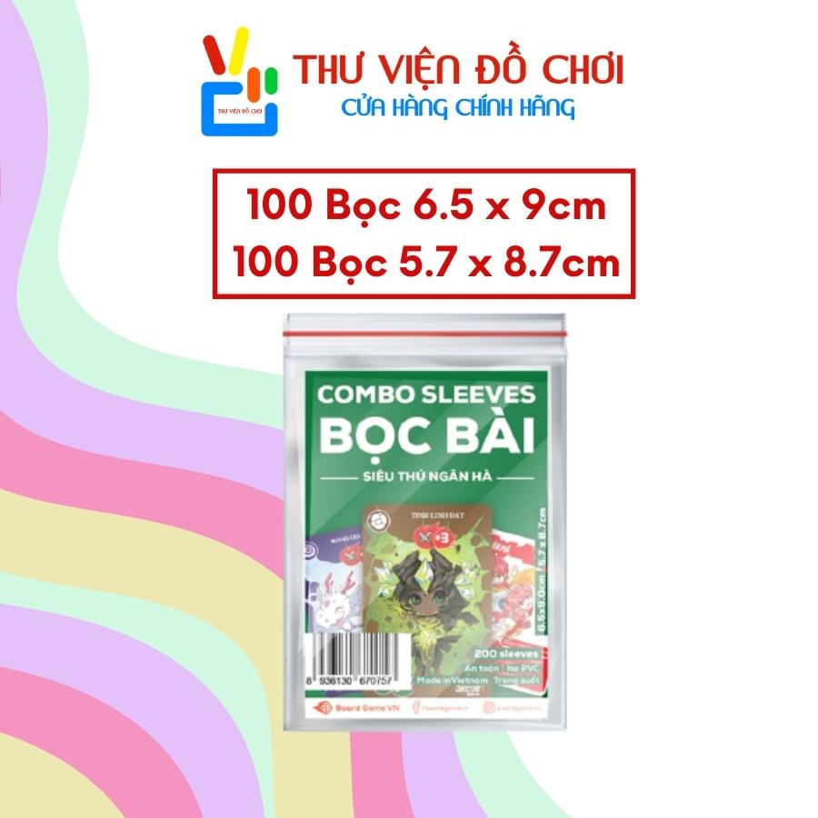 200 Bọc bài bảo vệ thẻ bài Lớp Học Mật Ngữ - Siêu Thú Ngân Hà - Thư Viện Đồ Chơi