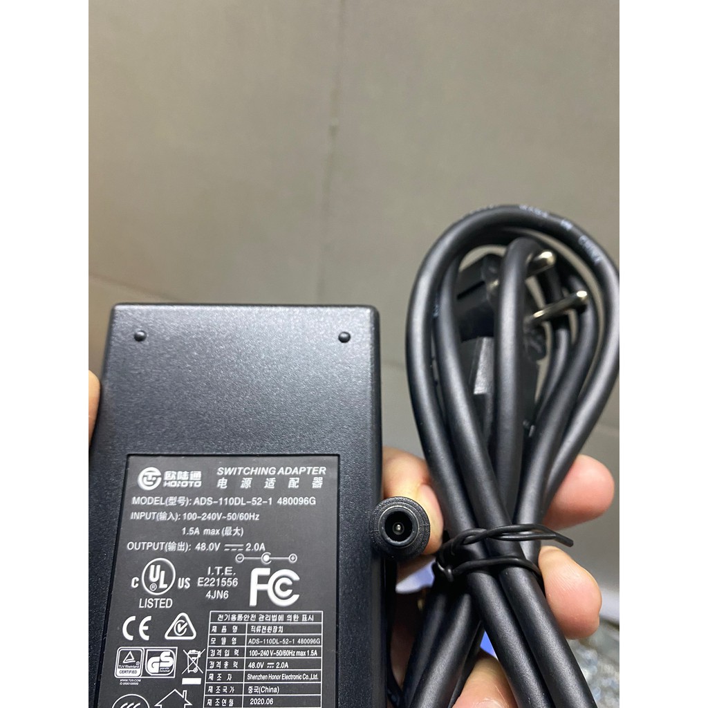 Adapter nguồn cho Switch 8 cổng PoE DAHUA PFS3110-8P-96 48V-2A