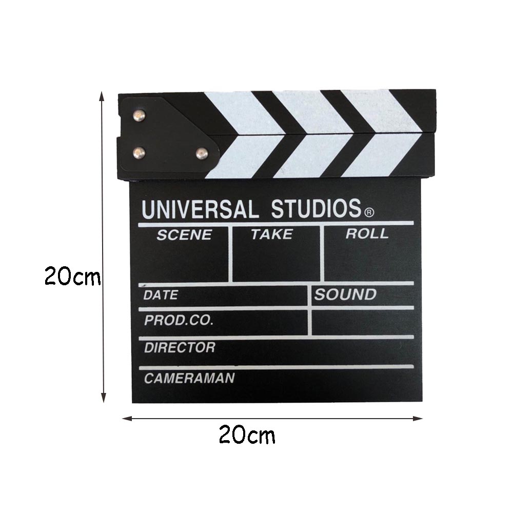 Bảng Clapper Board Dùng Để Quay Phim Kích Thước 20x20cm