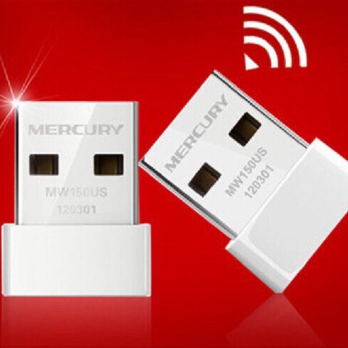 (Siêu Tiện Dụng) USB Thu Sóng Wifi Cho Laptop, Máy Tính Bàn PC Mercury 150Mbps