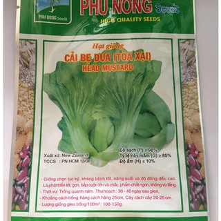 hạt giống cải bẹ xanh